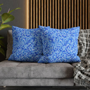Blue Watercolor Dot Decorative Throw Pillow - Dipaliz - Chair & Sofa Cushion Covers