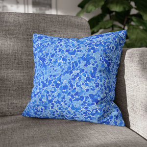 Blue Watercolor Dot Decorative Throw Pillow - Dipaliz - Chair & Sofa Cushion Covers