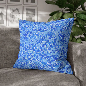 Blue Watercolor Dot Decorative Throw Pillow - Dipaliz - Chair & Sofa Cushion Covers