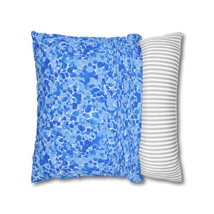 Blue Watercolor Dot Decorative Throw Pillow - Dipaliz - Chair & Sofa Cushion Covers