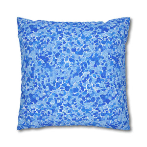 Blue Watercolor Dot Decorative Throw Pillow - Dipaliz - Chair & Sofa Cushion Covers