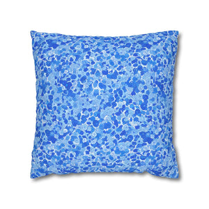 Blue Watercolor Dot Decorative Throw Pillow - Dipaliz - Chair & Sofa Cushion Covers