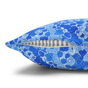Blue Watercolor Dot Decorative Throw Pillow - Dipaliz - Chair & Sofa Cushion Covers