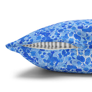 Blue Watercolor Dot Decorative Throw Pillow - Dipaliz - Chair & Sofa Cushion Covers