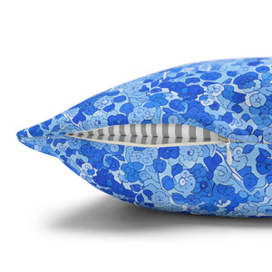 Blue Watercolor Dot Decorative Throw Pillow - Dipaliz - Chair & Sofa Cushion Covers