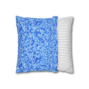 Blue Watercolor Dot Decorative Throw Pillow - Dipaliz - Chair & Sofa Cushion Covers