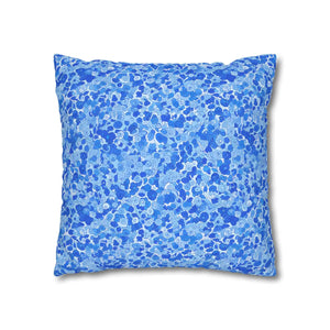 Blue Watercolor Dot Decorative Throw Pillow - Dipaliz - Chair & Sofa Cushion Covers
