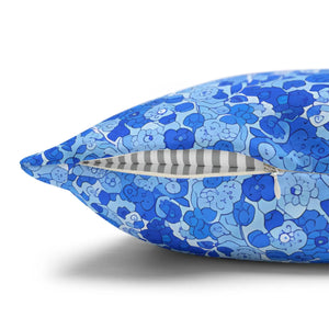 Blue Watercolor Dot Decorative Throw Pillow - Dipaliz - Chair & Sofa Cushion Covers