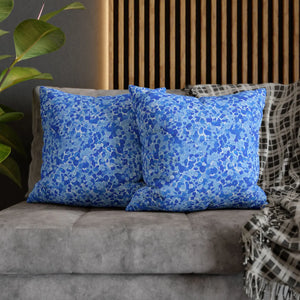 Blue Watercolor Dot Decorative Throw Pillow - Dipaliz - Chair & Sofa Cushion Covers