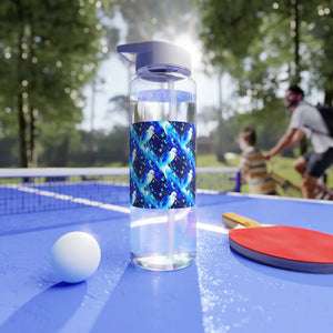 Blue Watercolor Galaxy Tritan Water Bottle – Durable Kids & Active Hydration - Bottles