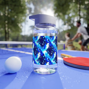 Blue Watercolor Galaxy Tritan Water Bottle – Durable Kids & Active Hydration - Bottles