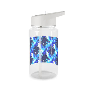 Blue Watercolor Galaxy Tritan Water Bottle – Durable Kids & Active Hydration - Bottles
