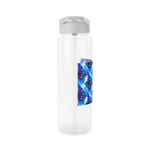 Blue Watercolor Galaxy Tritan Water Bottle – Durable Kids & Active Hydration - Bottles
