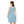 Blue Watercolor Teardrop Skater Dress Organic - Dipaliz - Dresses - s