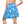 Blue Wave Skater Skirt – Abstract Ocean Print Flared - Skirts - s