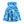 Blue Wave Skater Skirt – Abstract Ocean Print Flared - Skirts - s