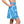 Blue Wave Skater Skirt – Abstract Ocean Print Flared - Skirts - s