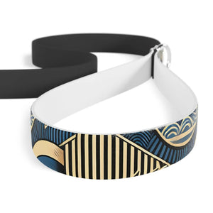 Vibrant Blue Wavy Dog Leash - Ergonomic Handle - Dipaliz - Standard Leashes