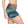 Blue Wavy Stripes Women’s Shorts - Moisture-wicking - Dipaliz