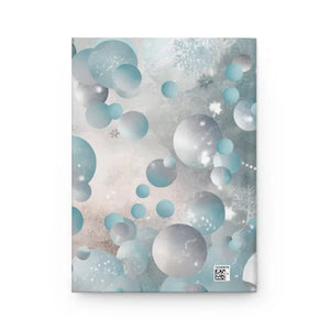 Stylish Bluish Circles Hardcover Journal - Creative Dreams - Dipaliz - Journals