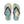 Bluish Green Abstract Flip Flops - Summer Comfort Style - Dipaliz - m / Black Sole - Slippers