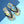 Bluish Green Abstract Flip Flops - Summer Beachwear - Dipaliz - Slippers