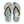 Bluish Green Abstract Flip Flops - Summer Beachwear - Dipaliz - Slippers