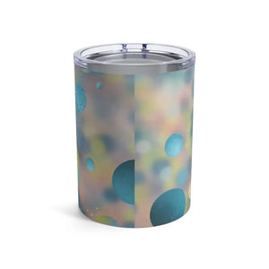 Bluish Green Abstract Tumbler for Everyday Chill Moments - Dipaliz - 10oz - Thermoses