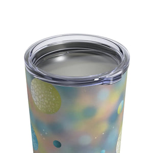 Bluish Green Abstract Tumbler - Everyday Chill Moments - Dipaliz - Thermoses