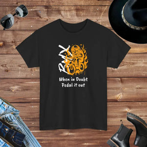 Trendy Unisex T-shirt Bmx Pedal out Crew Neck Cotton Tee - Dipaliz - Black / s - T-shirts