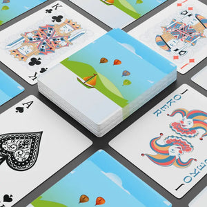 Air Balloon Poker Playing Cards Adventure Deck by Dipaliz - 2.5’’ x 3.5’’ / White / Semi Glossy - Card Games