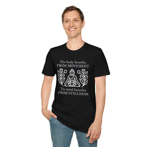 Unisex Softstyle Tee Boldly Balances Mind and Style - Dipaliz - T-shirts