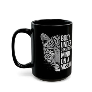 Mug - Mission Black - Purr-fect Relaxation Ceramic - Dipaliz
