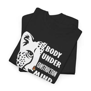 Leopard Unisex Heavy Cotton Tee Mission Statement - Dipaliz - T-shirts