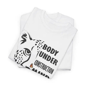 Leopard Unisex Heavy Cotton Tee Mission Statement - Dipaliz - T-shirts