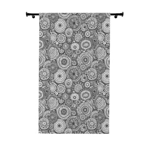 Trees Window Curtain Bohemian Annual Rings Home Décor - Dipaliz - Blackout / 50’’ × 84’’ - Curtains