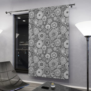 Bohemian Annual Rings Trees Window Curtain - Dipaliz - Curtains
