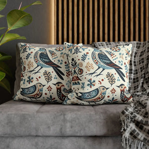 Bohemian Bird Print Pillowcase Spun Polyester Dipaliz - Pillowcases & Shams
