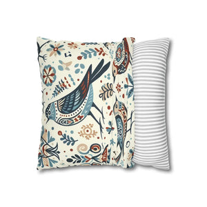 Bohemian Bird Print Pillowcase Spun Polyester Dipaliz - Pillowcases & Shams