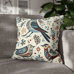 Bohemian Bird Print Pillowcase Spun Polyester Dipaliz - Pillowcases & Shams