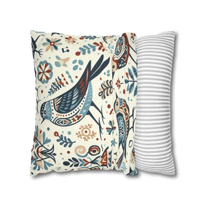 Bohemian Bird Print Pillowcase Spun Polyester Dipaliz - Pillowcases & Shams