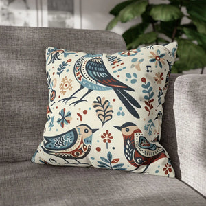 Bohemian Bird Print Pillowcase Spun Polyester Dipaliz - Pillowcases & Shams
