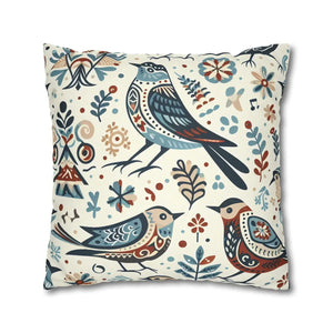 Bohemian Bird Print Pillowcase Spun Polyester Dipaliz - Pillowcases & Shams