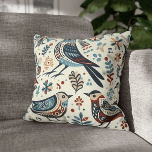 Bohemian Bird Print Pillowcase - Decorative Spun Polyester - Dipaliz - Pillowcases & Shams