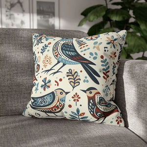 Bohemian Bird Print Pillowcase - Decorative Spun Polyester - Dipaliz - Pillowcases & Shams