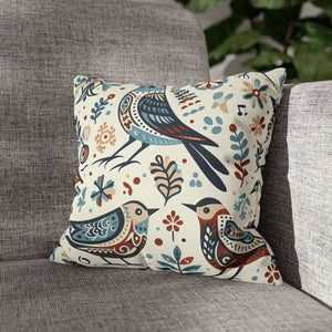 Bohemian Bird Print Pillowcase - Decorative Spun Polyester - Dipaliz - Pillowcases & Shams