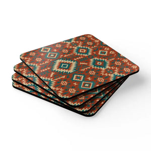 Cork Coaster Set - Boho Charm Home Decor Protection - Dipaliz - 3.75’’ × / Square - Coasters