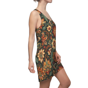 Vibrant Bohemian Floral Racerback Dress - Summer Ready - Dipaliz - Dresses