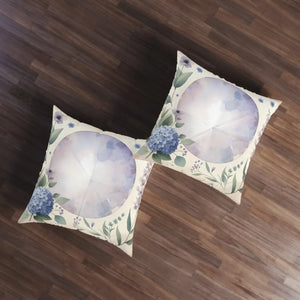 Tufted Floor Pillow – Bohemian Floral Gift - Dipaliz - Throw Pillows