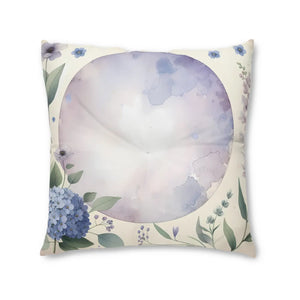 Tufted Floor Pillow – Bohemian Floral Gift - Dipaliz - Throw Pillows